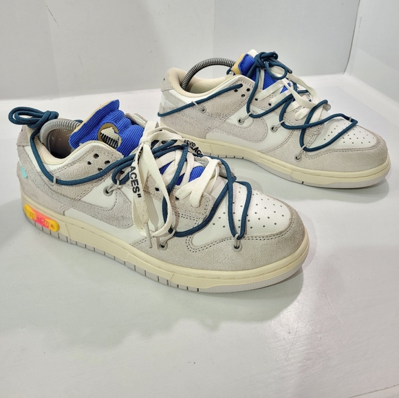 NIKE X OFF-WHITE DUNK LOW 'LOT 16 OF 50' MEN'S SIZE 8/EU41 DJ0950-111